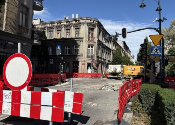 Remont na skrzyżowaniu Jaracza ze Wschodnią. Zmiany w organizacji ruchu i kursowaniu MPK