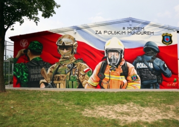 kruK Maluje, czyli Adam Wirski | Łódzkie, jestem stąd 2 Mural autorstwa kruK Maluje