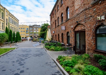 Szlakiem łódzkich podwórek. Piotrkowska 217, fot. Sebastian Szwajkowski