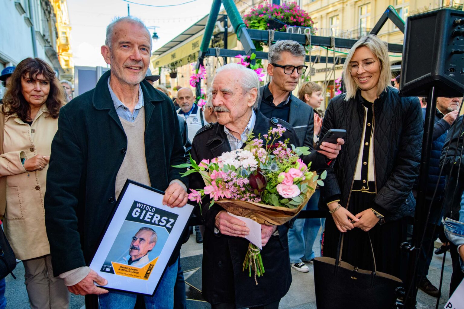 Odsłonięcie gwiazdy Witolda Giersza Fot Sebastian Szwajkowski_4 Odsloniecie gwiazdy Witolda Giersza Fot Sebastian Szwajkowski 4