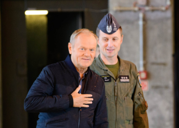 Premier Donald Tusk w Łasku