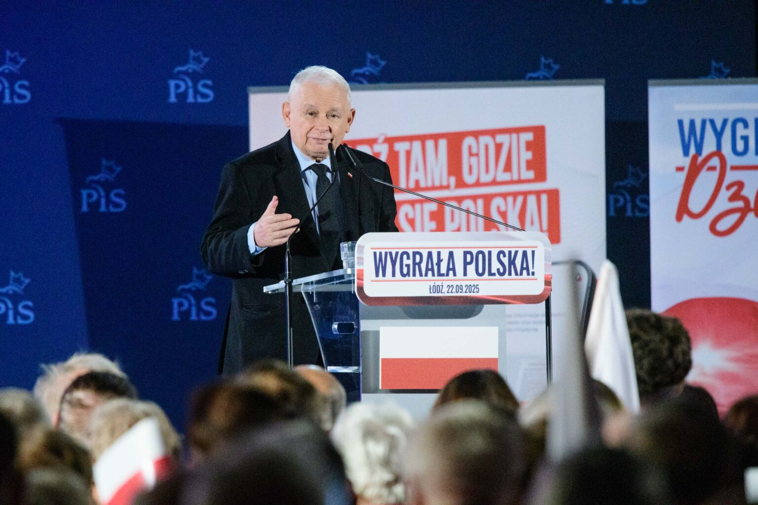 Spotkanie z Jaroslawem Kaczynskim w Lodzi fot Sebastian Szwajkowski 1