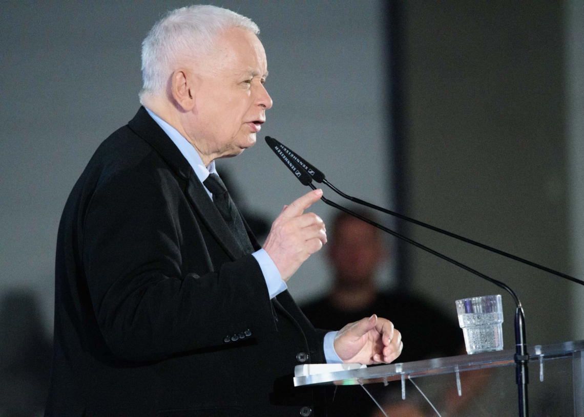 Jarosław Kaczyński w łódzkiej hali EXPO. Skrytykował Andrzeja Dudę