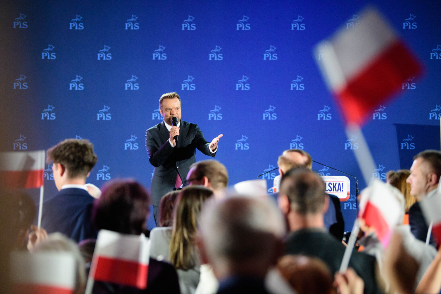 Spotkanie z Jaroslawem Kaczynskim w Lodzi fot Sebastian Szwajkowski 8