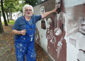 70-metrowy mural uwieczni 200 lat Zduńskiej Woli