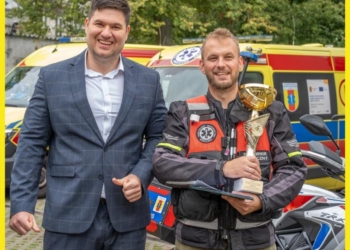 Jakub Panasiuk, ratownik z Łodzi