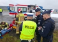 Ćwiczenia służb na piotrkowskim lotnisku. Inscenizowano katastrofę samolotu