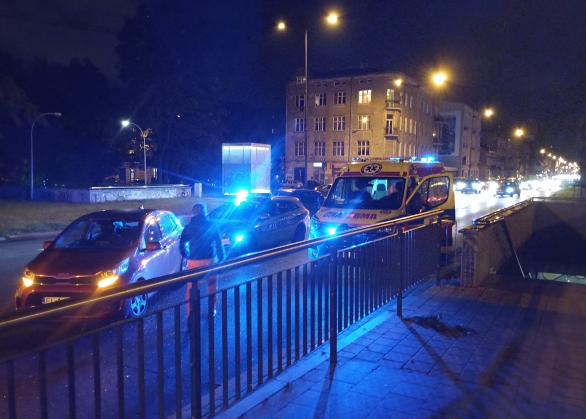 Groźny wypadek na trasie W-Z. Utrudnienia w kierunku Widzewa