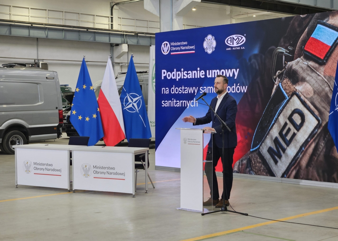Sanitarne pojazdy wojskowe powstaną w Kutnie. "Największa tego typu umowa w Wojsku Polskim"