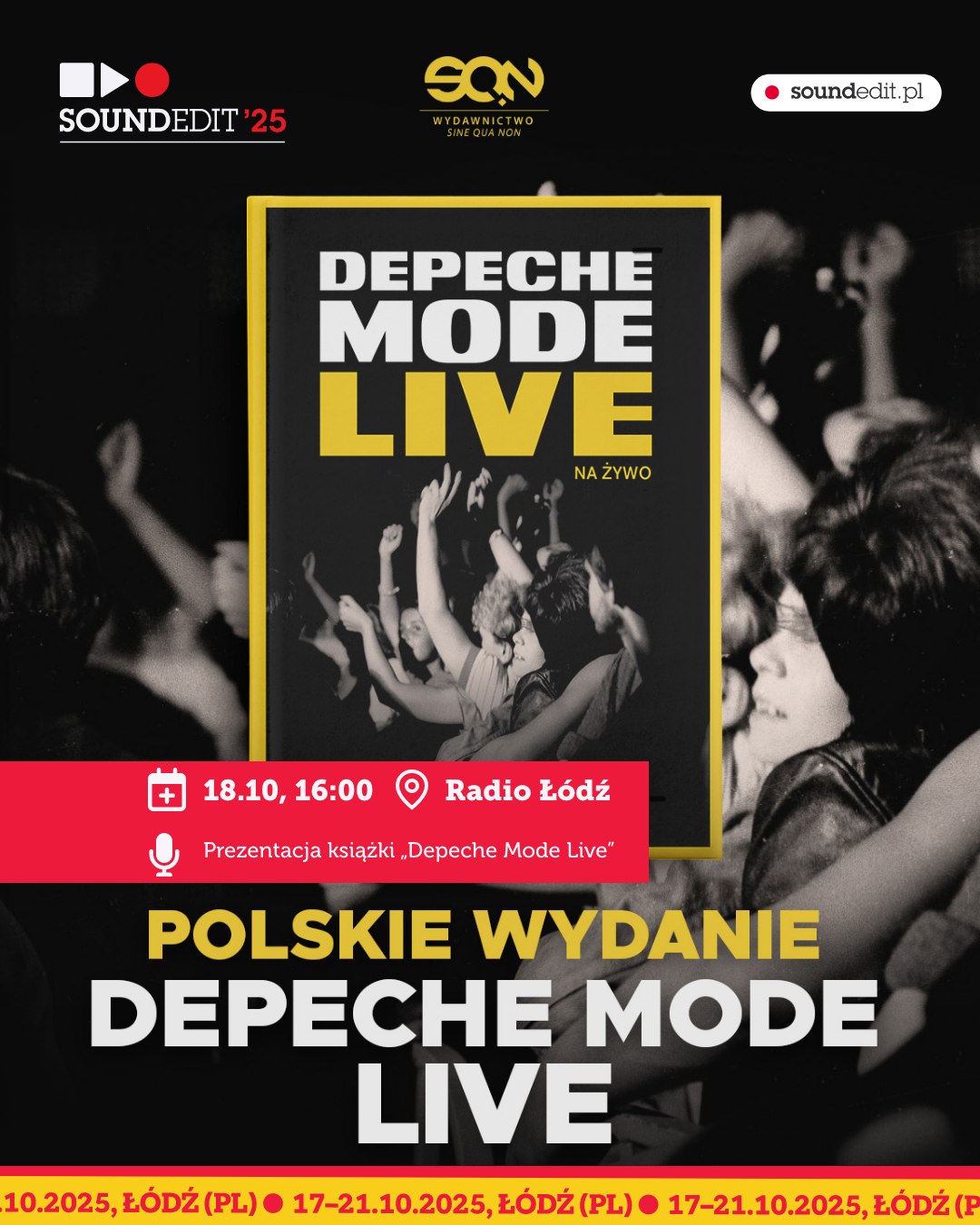 W Radiu Łódź o książce "Depeche Mode LIVE" - wyjątkowe spotkanie 2 W Radiu Łódź o książce "Depeche Mode LIVE" - wyjątkowe spotkanie