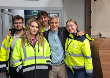 George Clooney w Łodzi