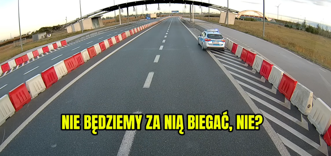 Uciekła policji przed kontrolą trzeźwości na A1. „Nie będziemy za nią biegać”