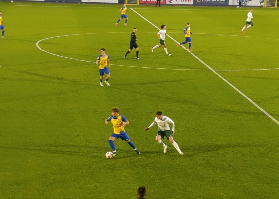 Zwycięski gol w przedostatniej minucie! Unia Skierniewice - Śląsk II Wrocław 2:1 [ZDJĘCIA]