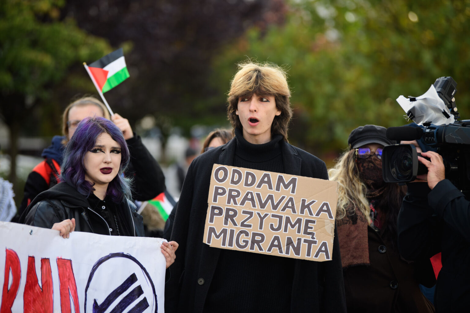 Manifestacje w sprawie imigrantów w Łodzi fot Sebastian Szwajkowski_10 Manifestacje w sprawie imigrantow w Lodzi fot Sebastian Szwajkowski 10