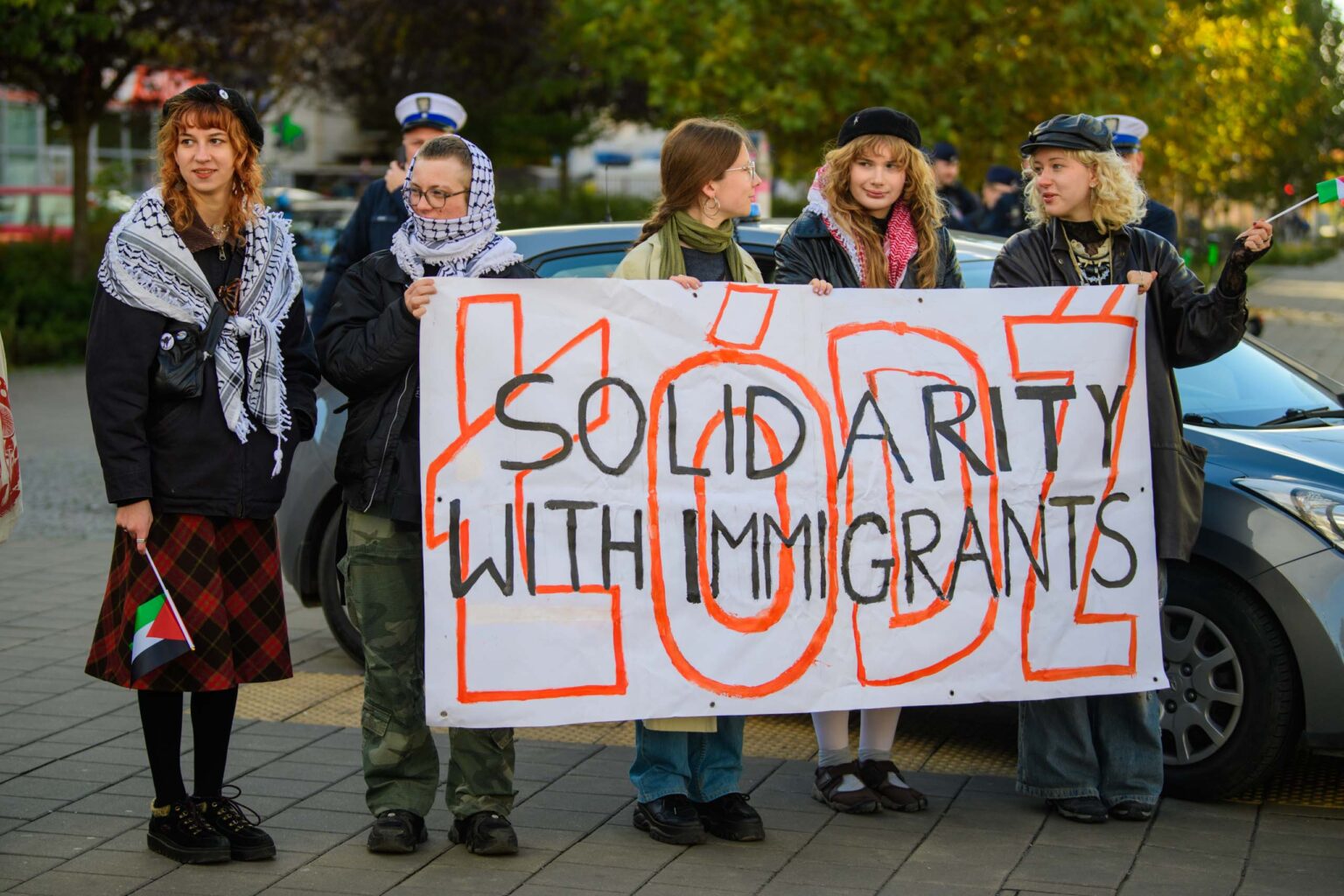 Manifestacje w sprawie imigrantów w Łodzi fot Sebastian Szwajkowski_15 Manifestacje w sprawie imigrantow w Lodzi fot Sebastian Szwajkowski 15