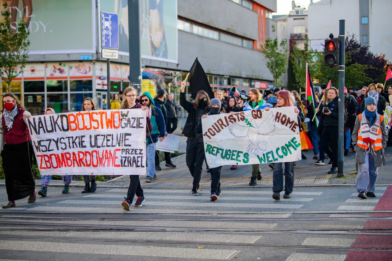 Manifestacje w sprawie imigrantów w Łodzi fot Sebastian Szwajkowski_17 Manifestacje w sprawie imigrantow w Lodzi fot Sebastian Szwajkowski 17