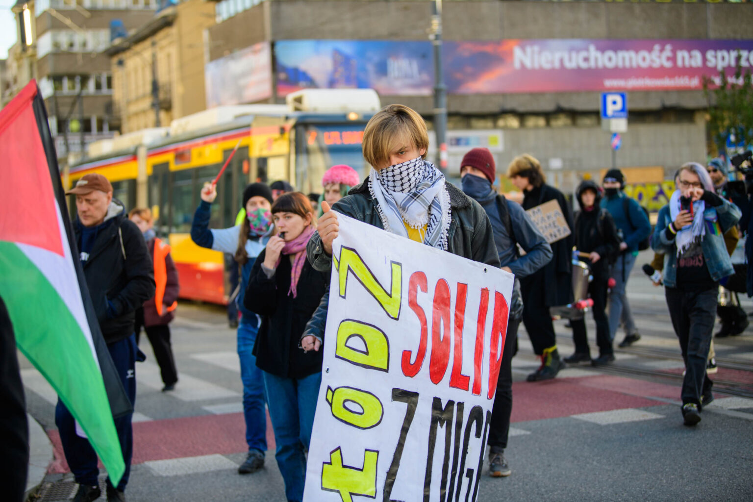 Manifestacje w sprawie imigrantów w Łodzi fot Sebastian Szwajkowski_18 Manifestacje w sprawie imigrantow w Lodzi fot Sebastian Szwajkowski 18