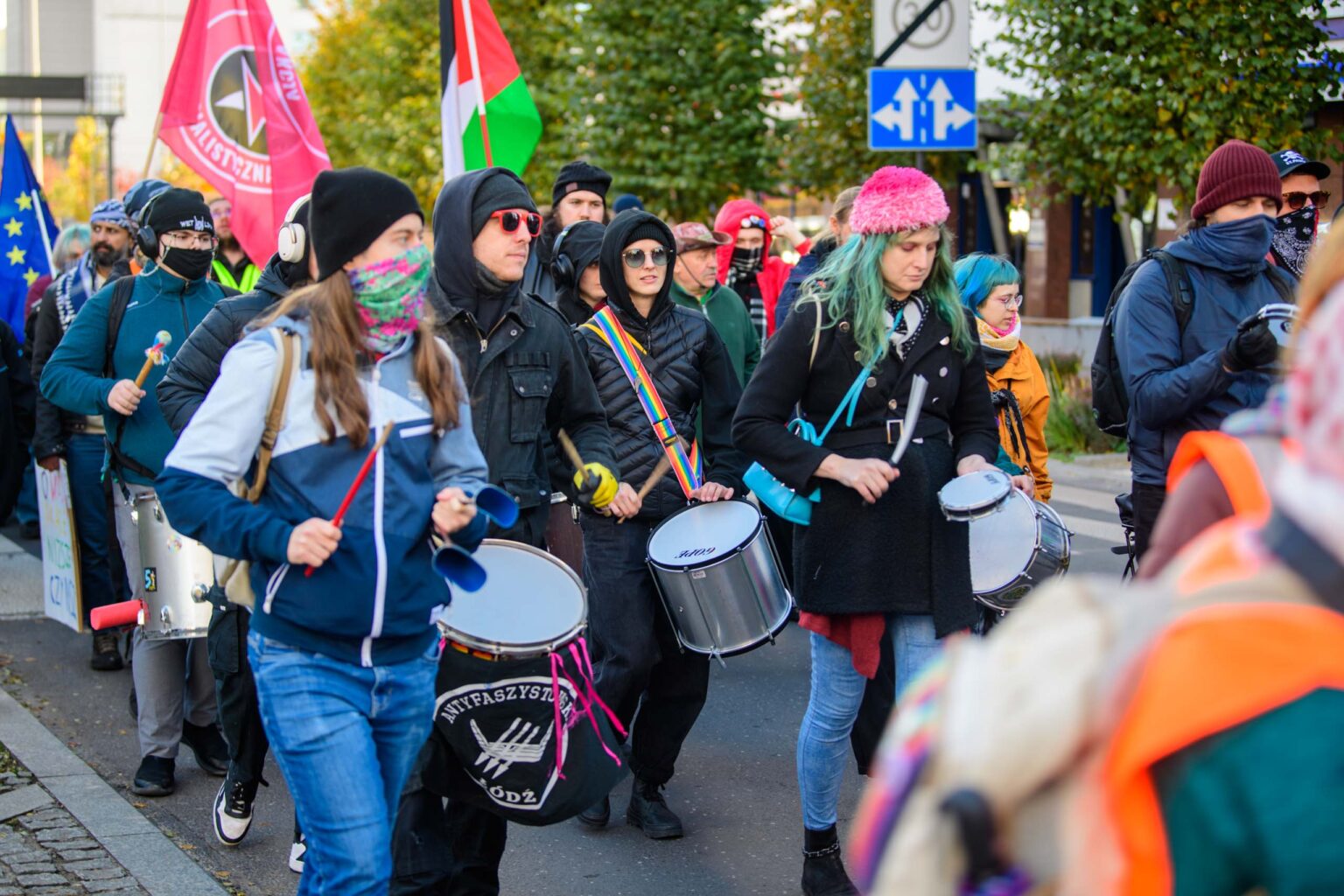 Manifestacje w sprawie imigrantow w Lodzi fot Sebastian Szwajkowski 22