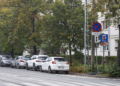 Absurd drogowy na Radiostacji, fot. K. Ciężki