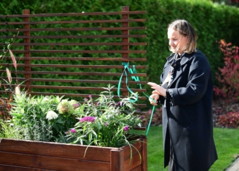 Nowy ogród sensoryczny w Łódzkim Hospicjum dla Dzieci - Łupkowa