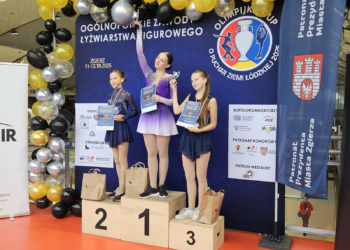 Olimpijka Cup o Puchar Ziemi Łódzkiej w łyżwiarstwie figurowym. Młode talenty na lodzie w hali zgierskiego MOSiR-u