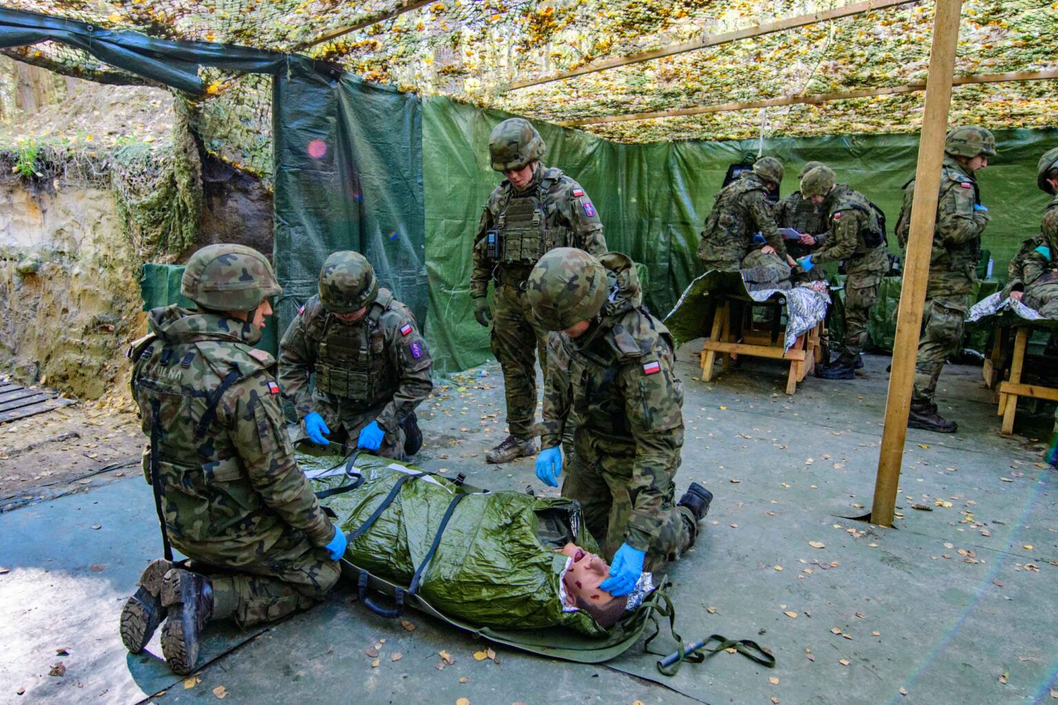Wicepremier Kosiniak Kamysz na cwiczeniach medykow wojskowych fot Sebastian Szwajkowski 9 1