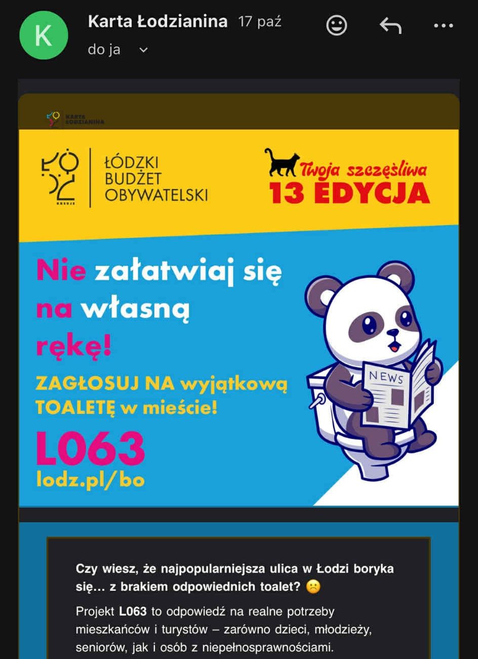 Równi i równiejsi w Łódzkim Budżecie Obywatelskim? Miasto promuje wybrane projekty 1 original 0B5D58E2 E600 4625 8781 AB6D3D3376BDjoil