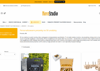 Personalizowane prezenty na 50 urodziny HoroStudio