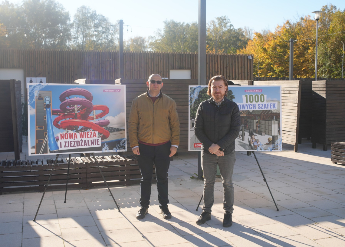 Nowe inwestycje w Aquaparku Fala. Remont zjeżdżalni i nowe "letnie wejście"