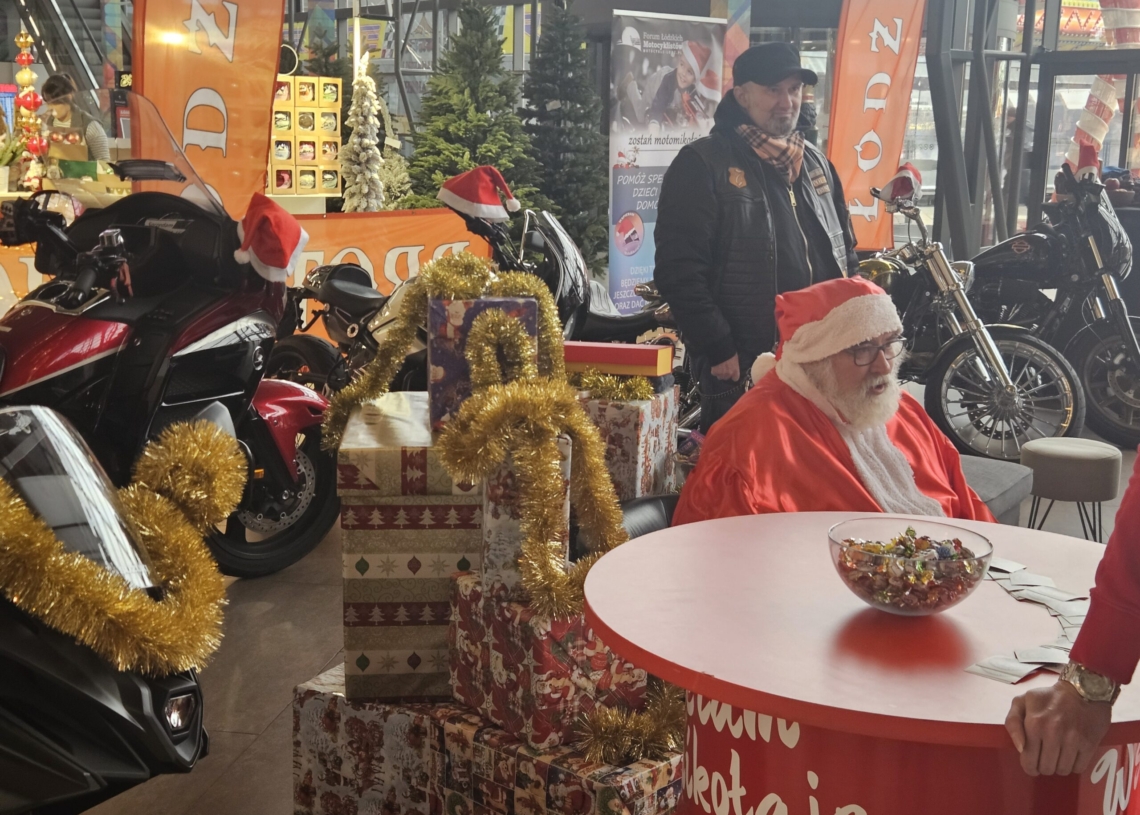 MotoMikołaje w Manufakturze. Znów pomagają najbardziej potrzebującym dzieciom