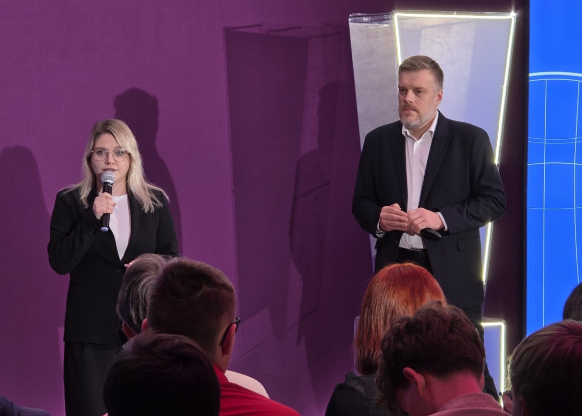 Adrian Zandberg w Piotrkowie Trybunalskim. Mówił o atomie