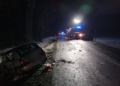 Ślisko na drogach w Łódzkiem: wypadki w Dębołęce i na S14, utrudnienia w ruchu