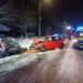 Groźny wypadek w Brzezinach. Zima dała o sobie znać nie tylko tam 6 Groźny wypadek w Brezinach. 4 osoby ranne