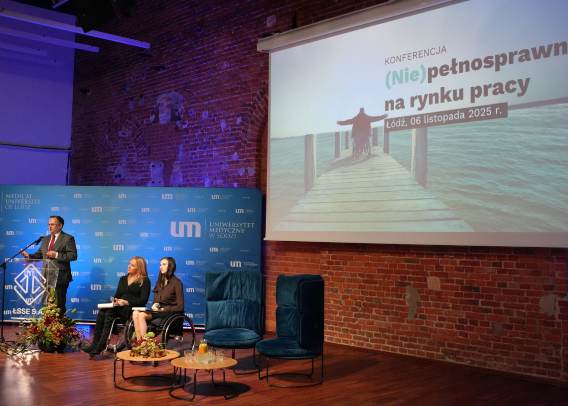 Konferencja (Nie)pełnosprawni na rynku pracy w ŁSSE. "Sytuacja tych osób uległa znacznej poprawie, ale to nadal za mało"