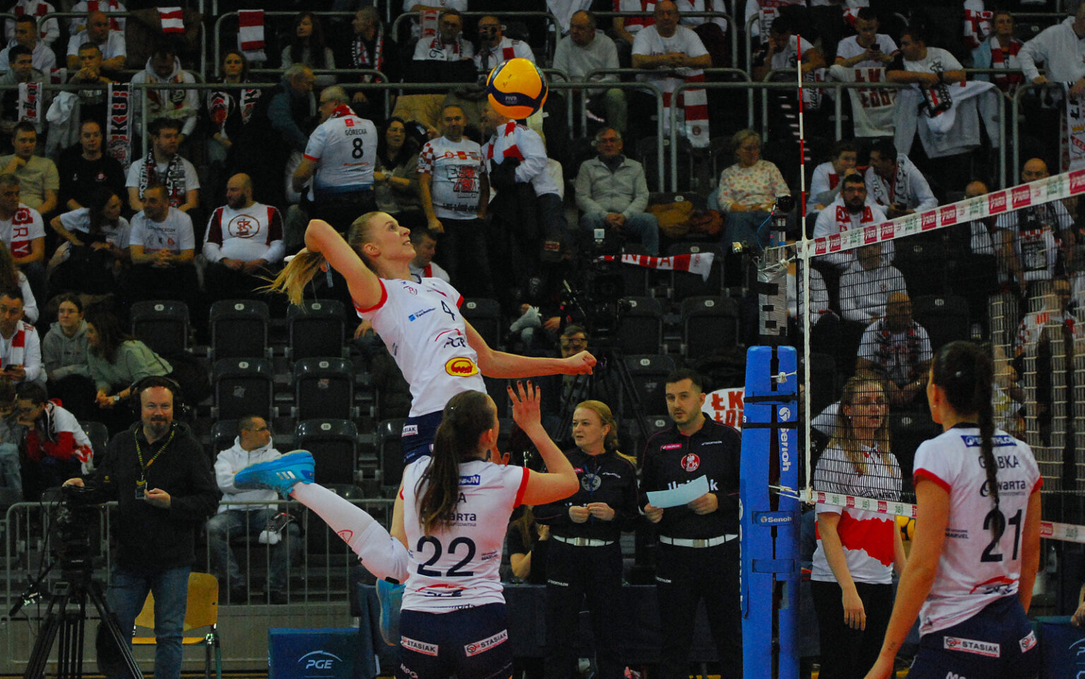 Derby Łodzi 2025 PGE Budowlani – ŁKS Commercecon fot Robert Zwolinski (6) Derby Lodzi 2025 PGE Budowlani LKS Commercecon fot Robert Zwolinski 6