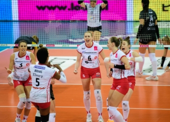 Pierwsze zwycięstwo siatkarek ŁKS-u Commercecon w Łódź Sport Arenie