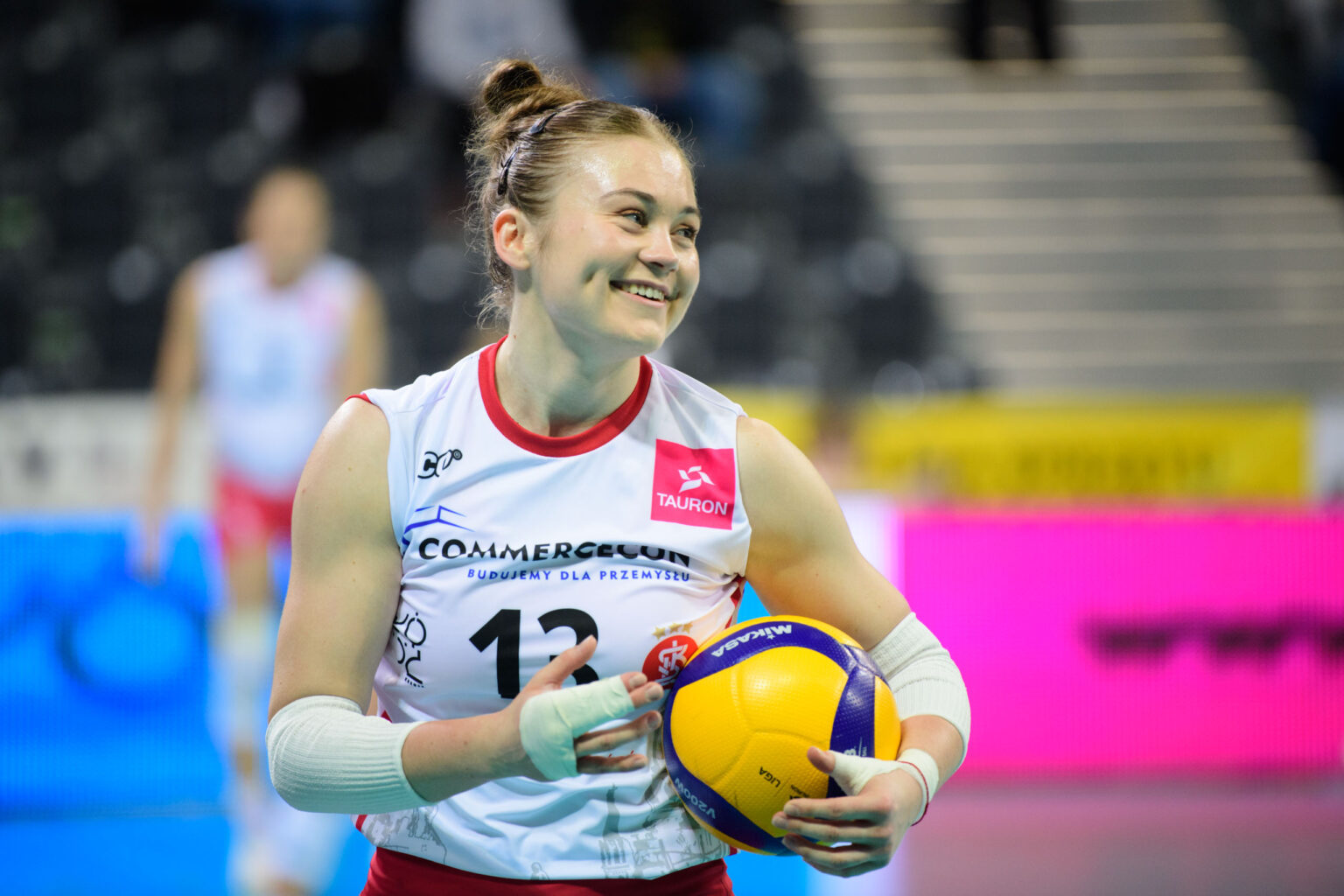 Pierwsze zwycięstwo siatkarek ŁKS-u Commercecon w Łódź Sport Arenie 2 LKS Commercecon Lodz vs Sokol Mogielno fot Sebastian Szwajkowski 23