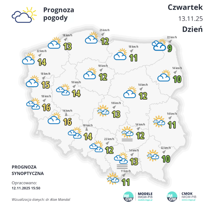 Pogoda na czwartek | Powrót słońca i cieplejszej temperatury [PROGNOZA]