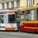 Zderzenie tramwajów w centrum Łodzi