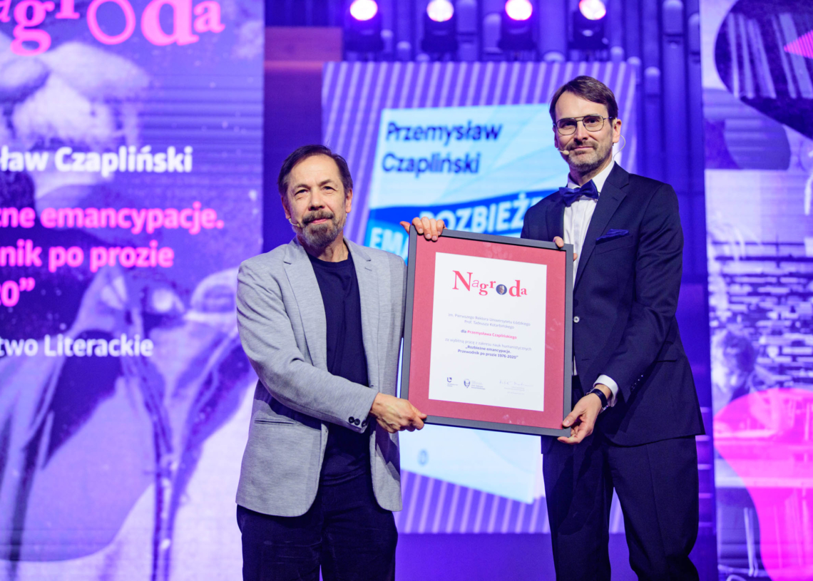 Przemysław Czapliński laureatem Nagrody im. prof. Kotarbińskiego