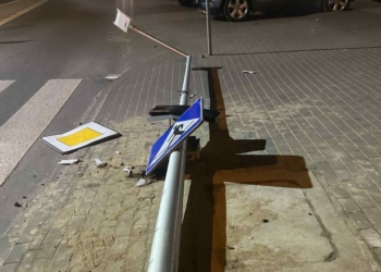 Zgierzanie cieszyli się nowym przejściem 4 dni. Zniszczyła je ciężarówka