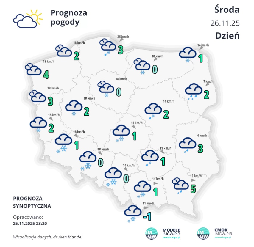 Zima zaatakuje! IMGW wydał ostrzeżenie 2 pogo221
