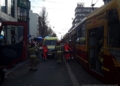 Zderzenie tramwajów w centrum Łodzi. 12 osób poszkodowanych