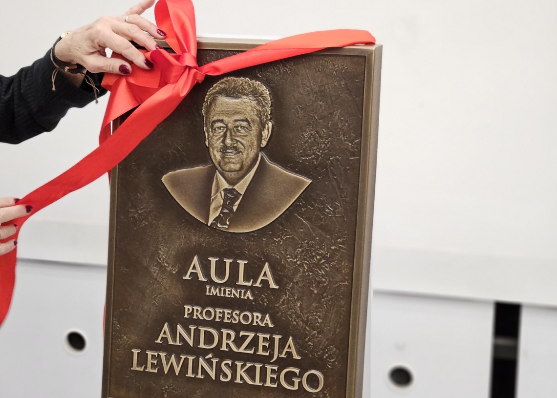Aula w ICZMP otrzymała imię prof. Andrzeja Lewińskiego