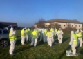 2. zolnierze 9 LBOT przeszukuja okolice Piotrkowa Trybunalskiego po wykryciu ASF u dzika