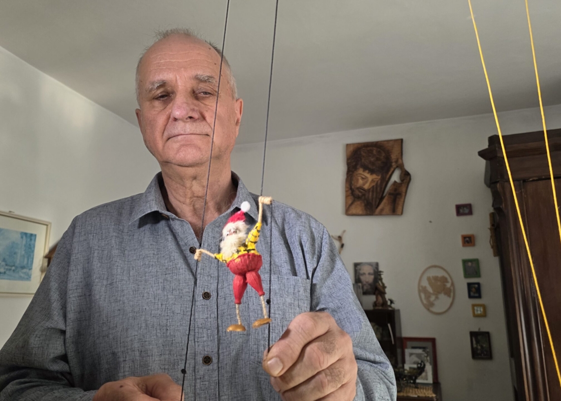 Miniaturowe szopki z naturalnych surowców