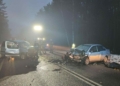 Tragiczny wypadek na DK 74. Nie żyje mężczyzna. Droga jest zablokowana 2 Tragiczny wypadek na DK 74, fot. Straż