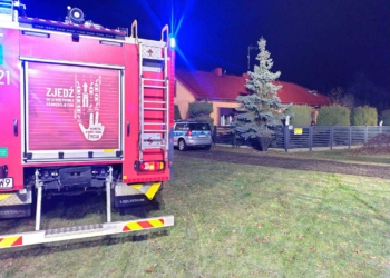 Pożar domu w Panaszewie. Jedna osoba nie żyje 2 Pożar domu w Panaszewie