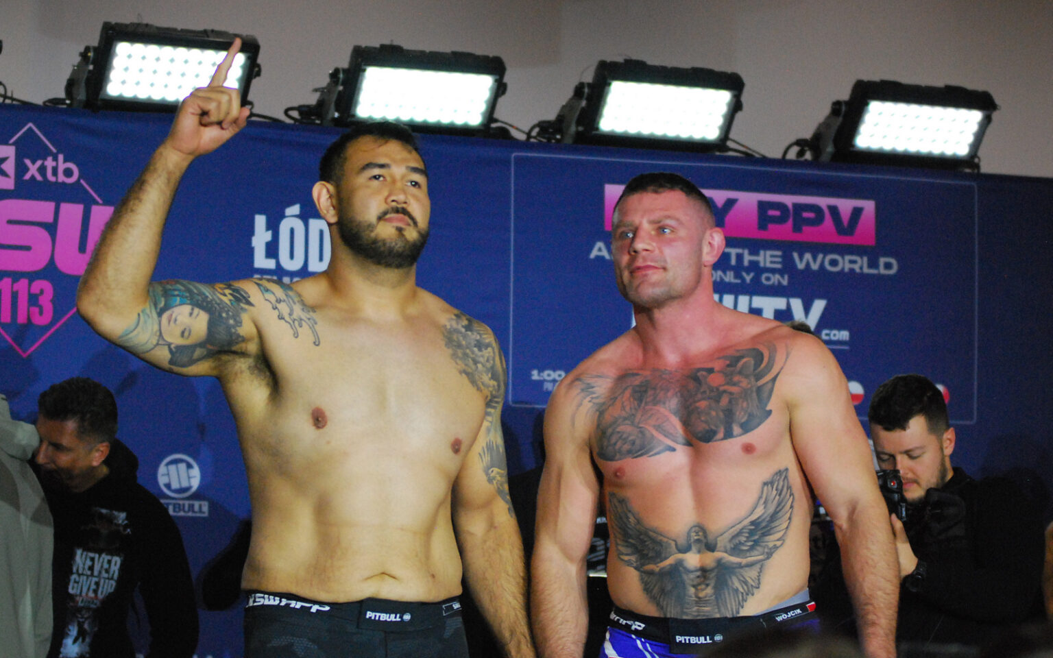 Augusto Sakai Marcin Wojcik KSW 113 fot Robert Zwolinski