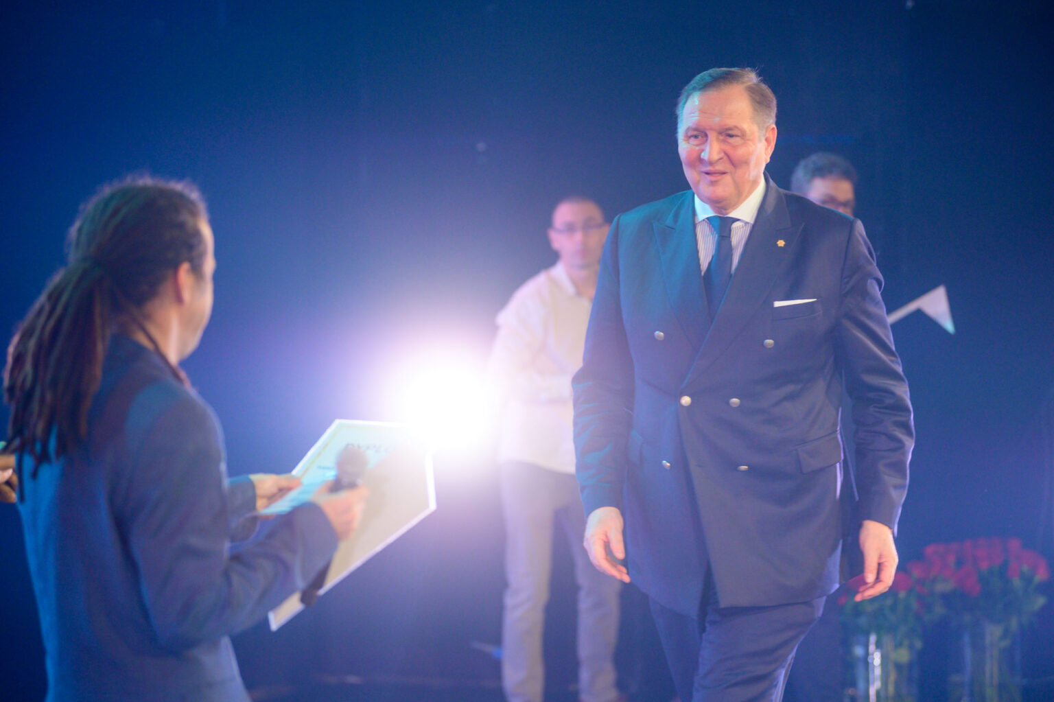 Leszek Mozdzer w Radiu Lodz fot Sebastian Szwajkowski 1